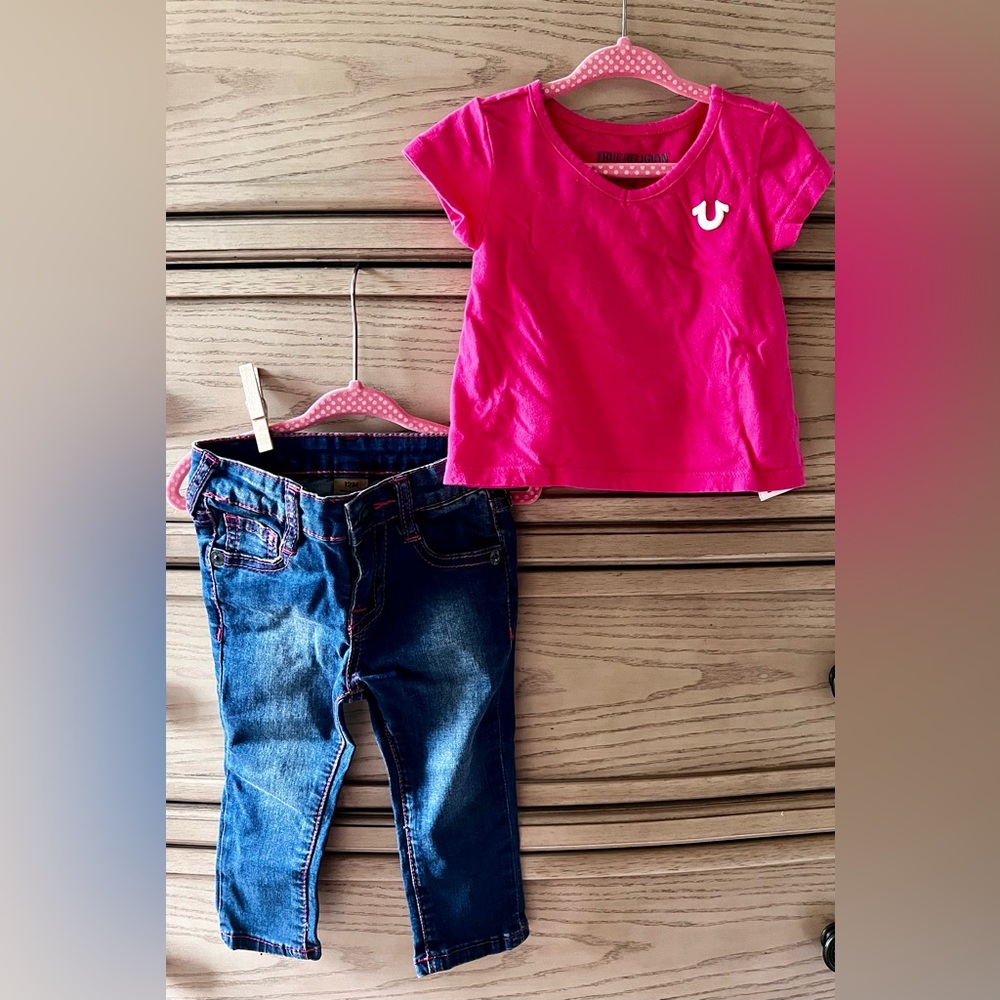12 Months - True Religion - Baby Girl’s Outfit